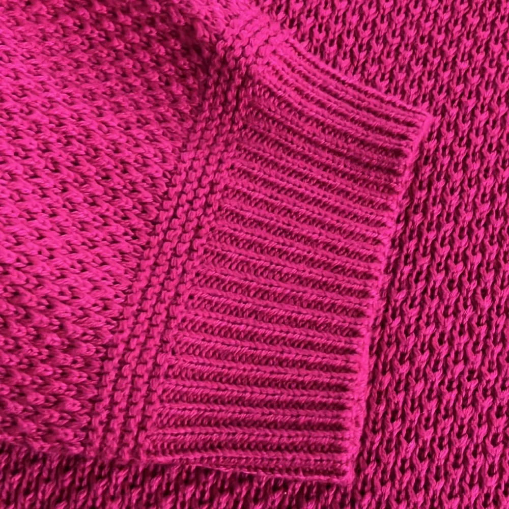 Fuchsia Ling Sleeve Sweater Top